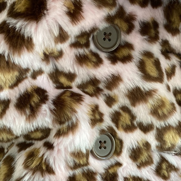 Gymboree adorable , leopard coat L - Picture 2 of 5